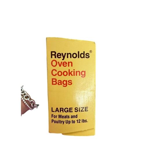 NEW UNOPENED!! Vintage Box Of Reynolds Oven Cooking Bags 2 Large Paper Goods‎ - Picture 5 of 5